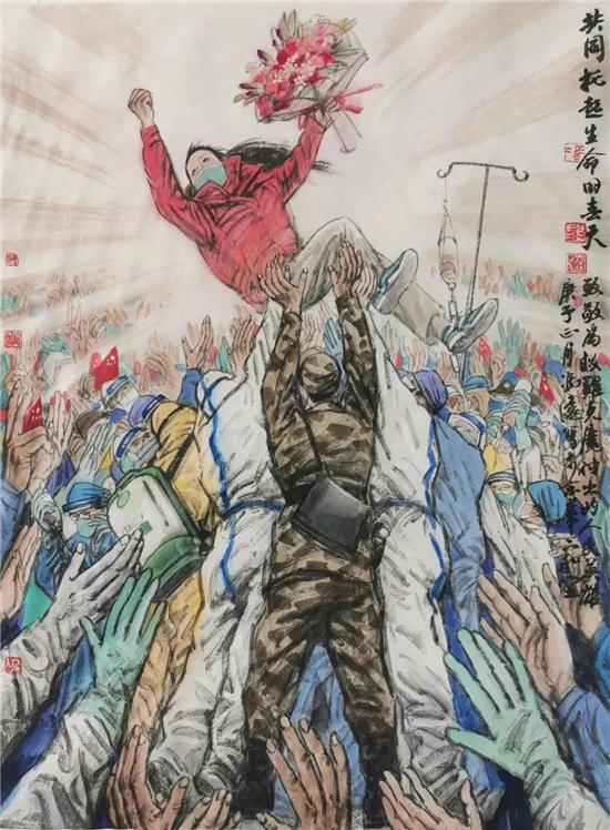 <strong>拿起画笔、共克时艰——上海美术家在行动（二十四）</strong>